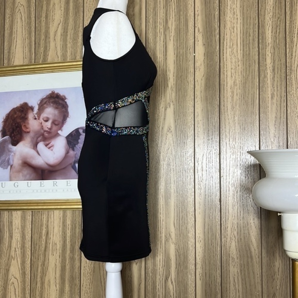 Avec Black Rhinestone Dress - Picture 7 of 16